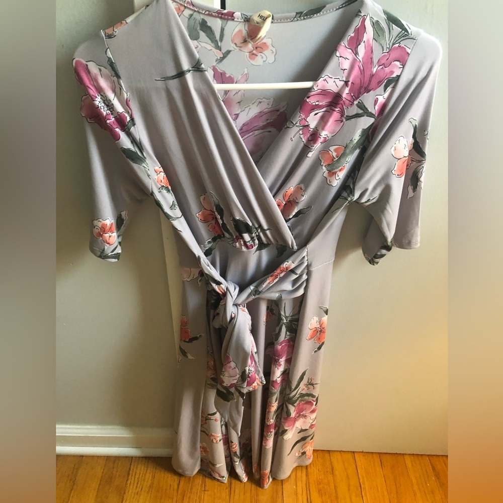 Floral Flexible Fit Dress- Maternity